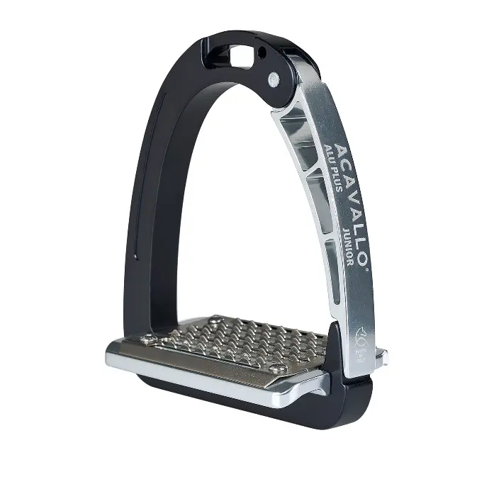 ETRIERS ACAVALLO ARENA ALUPLUS STIRRUP JUNIOR (TREAD 10,5CM) (Charcoal)