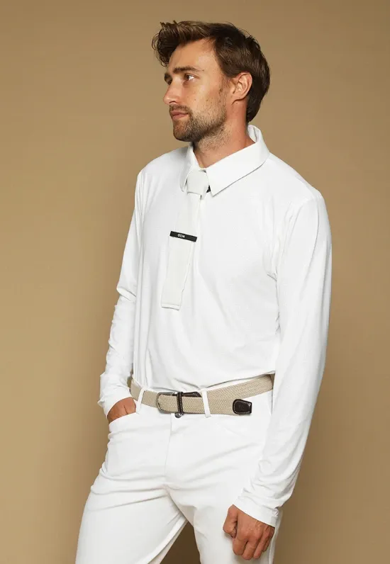 Polo de concours Homme Blanc - GEM (S)