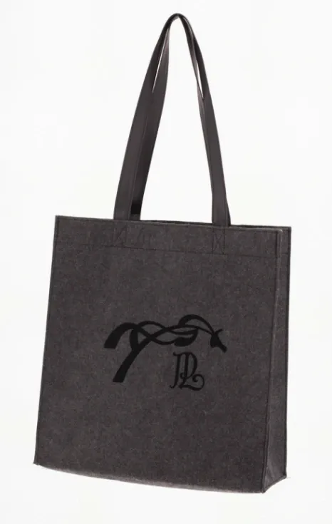 Tote-bag Feutre Gris & Noir - Pénélope