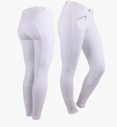 Pantalon d'équitation Adulte Blanc - QHP (D36)