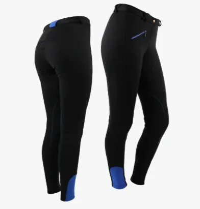 Pantalon d'équitation Adulte Noir - QHP (D36)