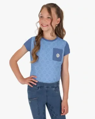 T-shirt de sport Rosalynn Junior - QHP (Bleu, 104)