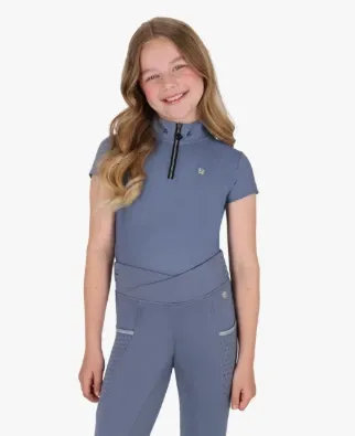 Polo de sport à manches courtes Aubree Junior - QHP