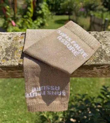 Chaussettes Sans Faute Assuré Or - Equislay