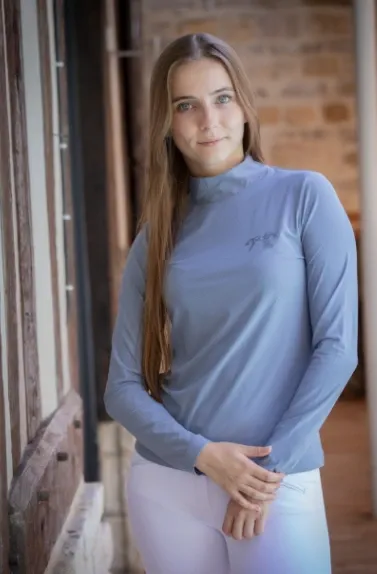 T-shirt Charlotte Bleu Gris - Pénélope