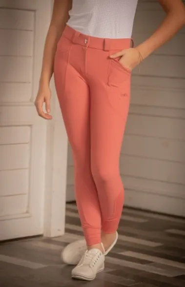 Pantalon d'Équitation Sybille Eden by Pénélope Vieux Rose - Enfant