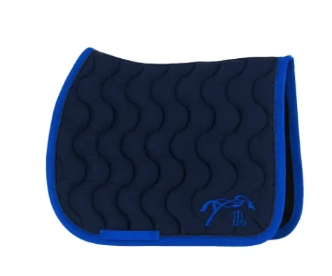 Tapis de selle Diamant Marine & Bleu Roi - Pénélope