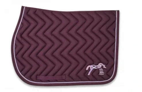 [EK204808] Tapis de selle Tek Prune & Parme - Pénélope