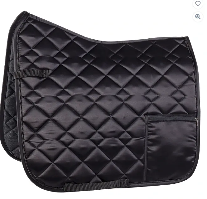Tapis de selle + poche (Noir)
