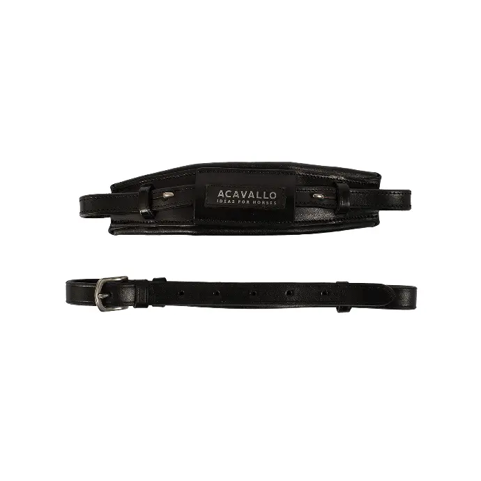 MUSEROLLE ACAVALLO LEATHER NOSEBAND FOR HACKAMORE