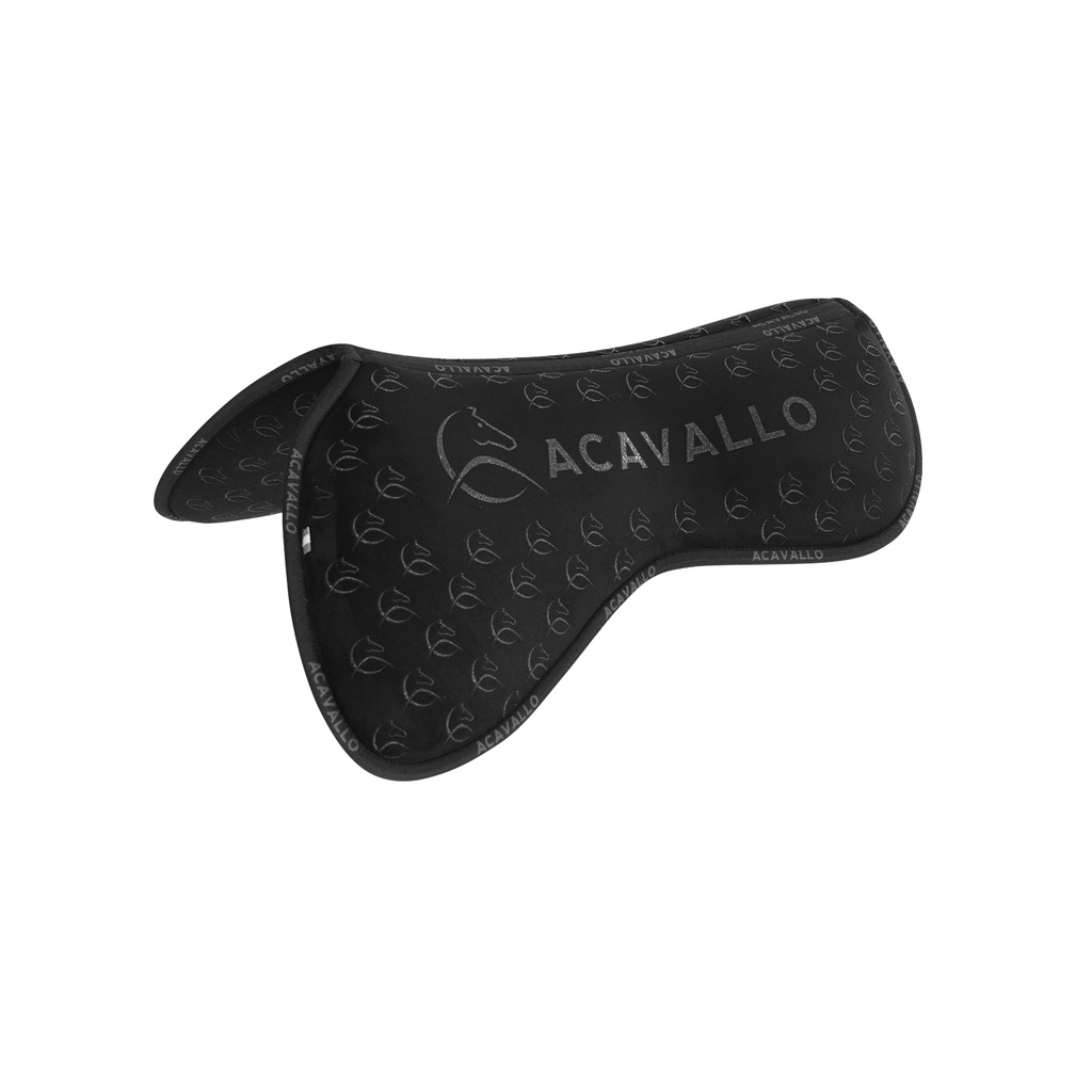 AMORTISSEUR ACAVALLO WITHERS SHAPED SPINE FREE CLOSE CONTACT PAD WITH MEMORY FOAM AND SILICON GRIP SYSTEM (Noir, S)