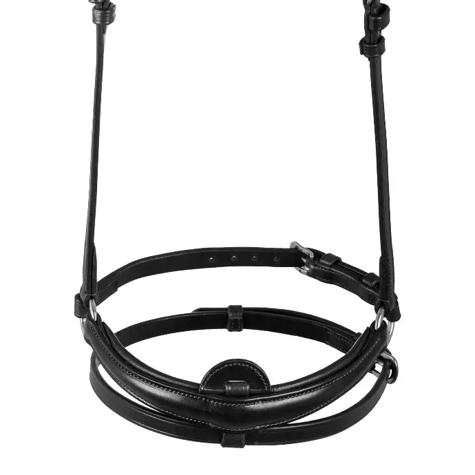 MUSEROLLE ACAVALLO FLASH NOSEBAND (Noir, Cob)