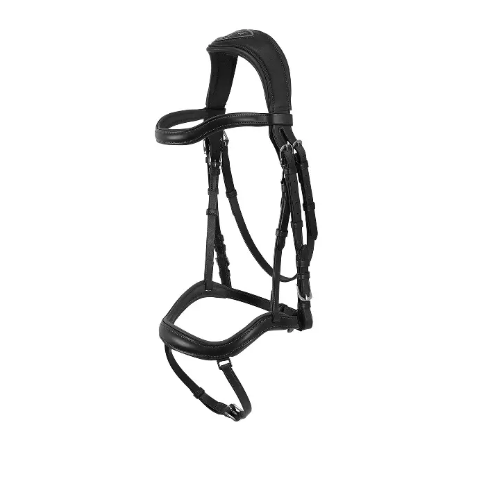 BRIDON ACAVALLO ALLEGORIA LEATHER BRIDLE  (Noir, Cob)