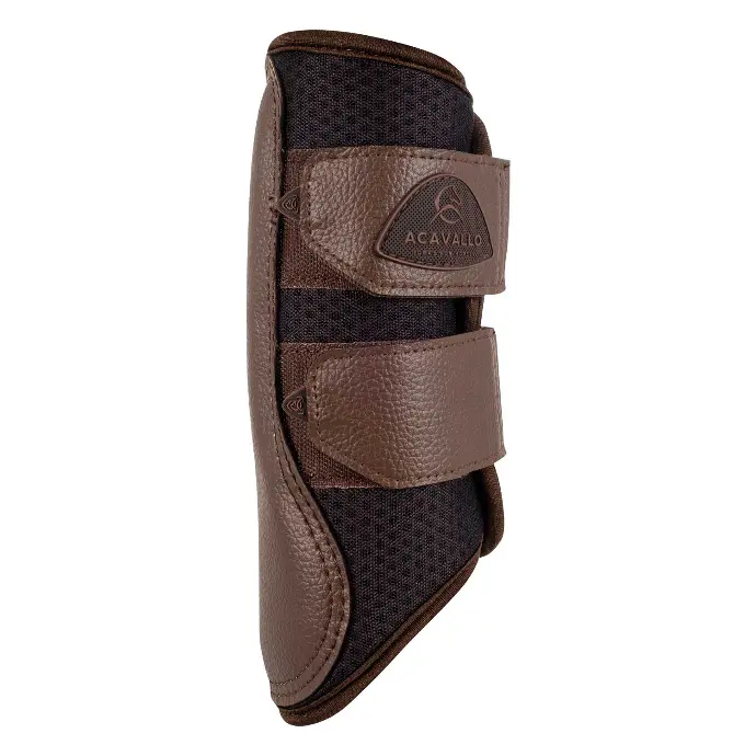 GUETRES AVANT ACAVALLO FRONT BRUSHING HORSE BOOTS NEOPRENE PERFORATED W/DOUBLE VELCRO