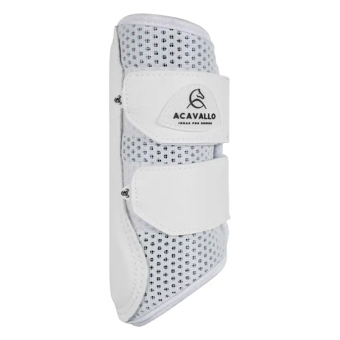 GUETRES AVANT ACAVALLO FRONT BRUSHING HORSE BOOTS NEOPRENE PERFORATED W/DOUBLE VELCRO