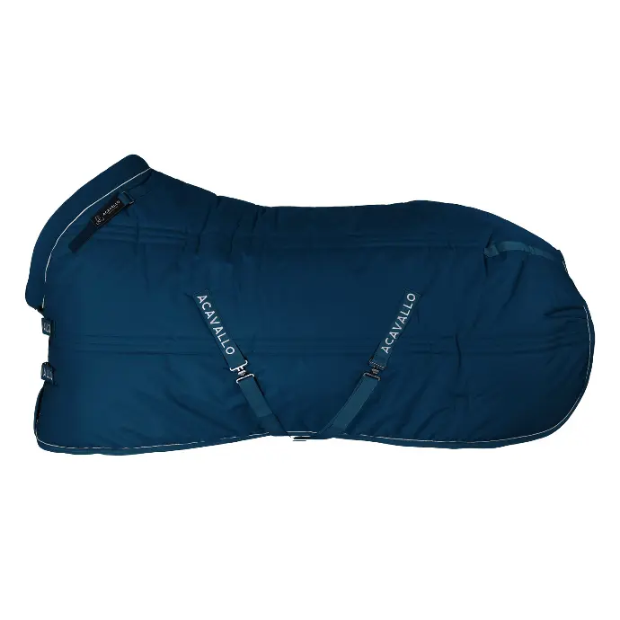 COUVERTURE ACAVALLO STABLE RUG 600D RIPSTOP POLYESTER FABRIC (500G) (Navy, 115cm)