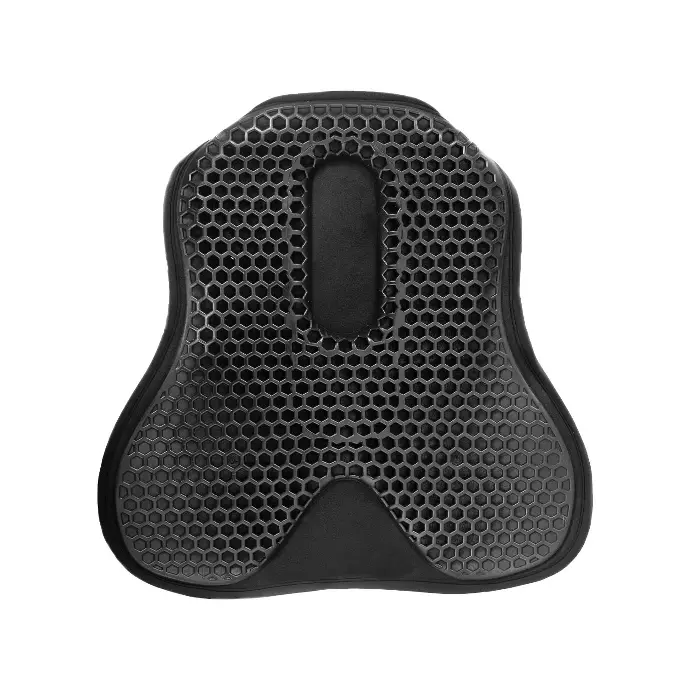 AMORTISSEUR SIEGE ACAVALLO ORTHO-COCCYX HEXAGONAL GEL 20MM THICKNESS JUMP SEAT SAVER (Noir, M)