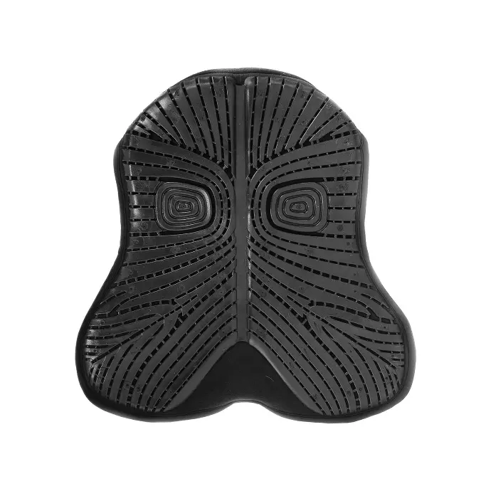 AMORTISSEUR SIEGE ACAVALLO AIR PLUS GEL 10MM THICKNESS DRESSAGE SEAT SAVER  (Noir, M)