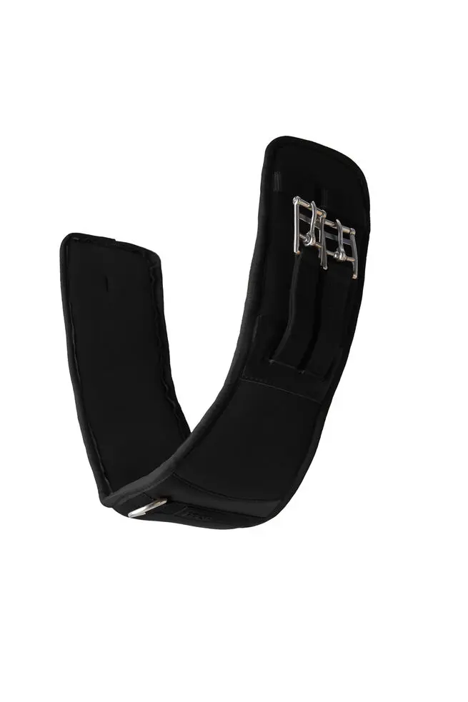 Sangle de dressage néoprène Horze Varna avec élastique    (Noir, 50cm)