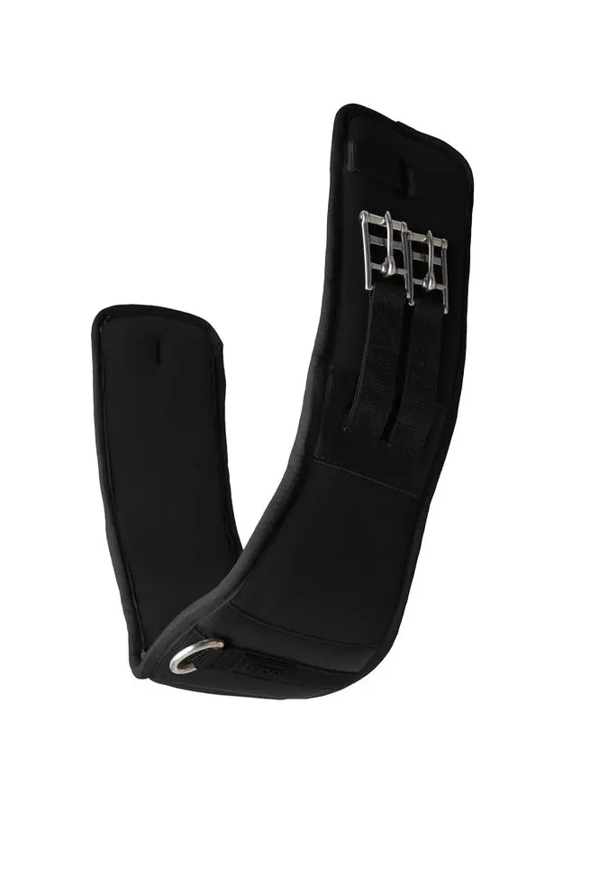 Sangle de dressage néoprène Horze Varna sans élastique   (Noir, 50cm)