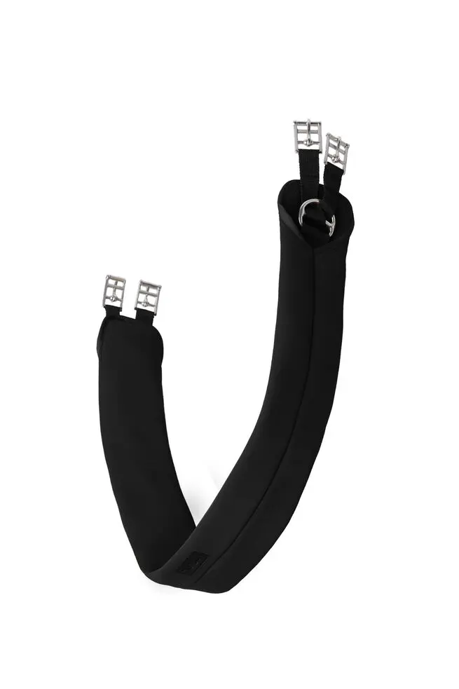 Sangle Horze Cavtat Néoprène avec fermeture anti-frottement   (Noir, 110cm)