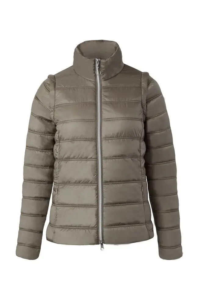 Veste Horze Natalie manches amovibles, femme    (Brun, D34)