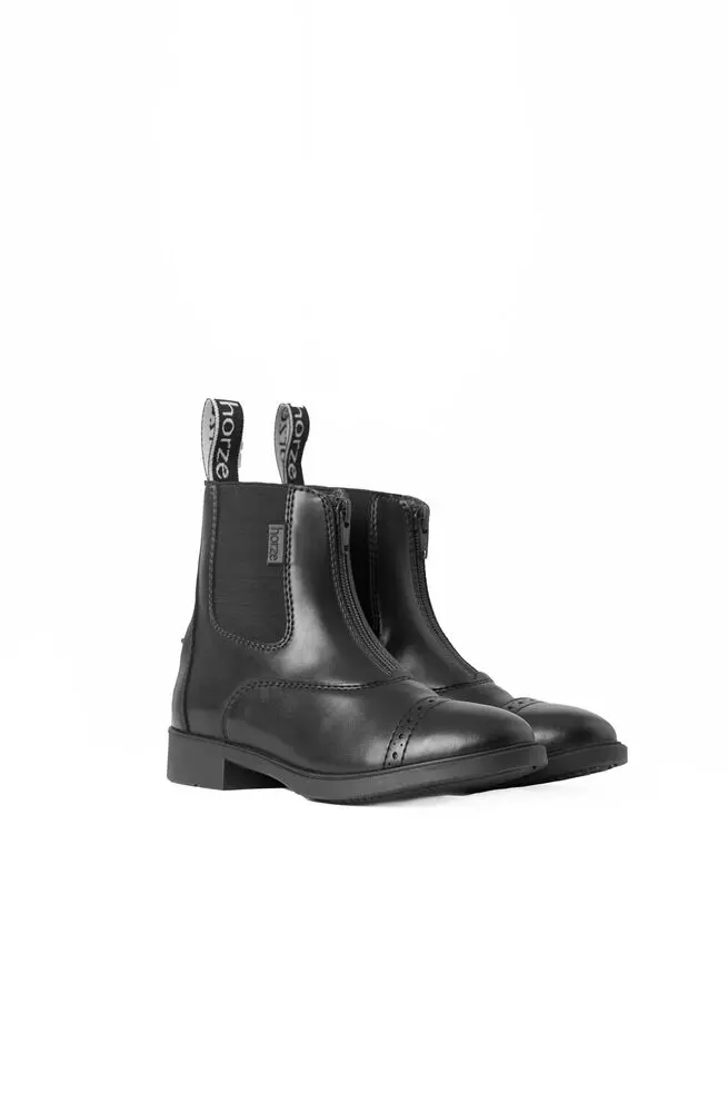 Bottines d'équitation type jodhpur fermeture éclair Horze Wexford, femme    