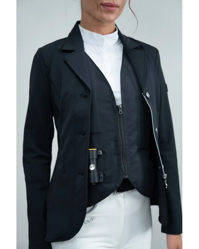 PACK Harcour  Kanji Veste De Concours + Airbag (Noir, XXS)