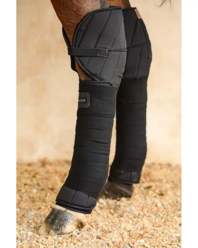 Protèges Jarrets Hockease Harcour (Noir)