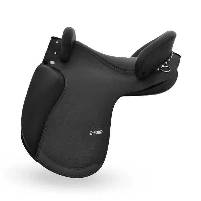 Selle Espagnole Sans Arbre TMHK Enterprises - Cuir Vache Souple - Taille 15 à 18 Pouces - Monoflap