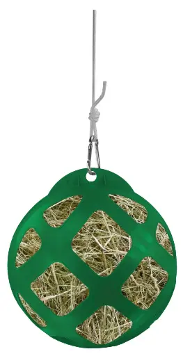 BALLE A FOIN  SLOWFEEDER 40 CM VERT.