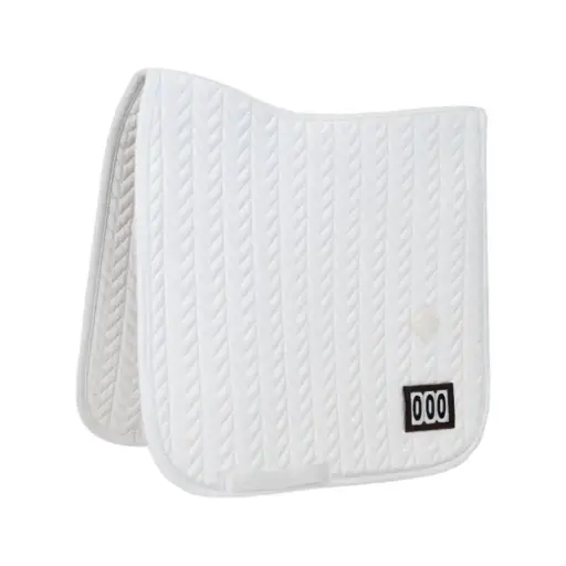 Tapis de selle compétition Fishbone avec 2 numéros dressage Kentucky