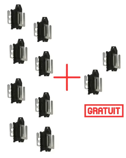 Pack 8 sachets + 2 sachets gratuits isolateur pour ruban (4pcs/sachet)