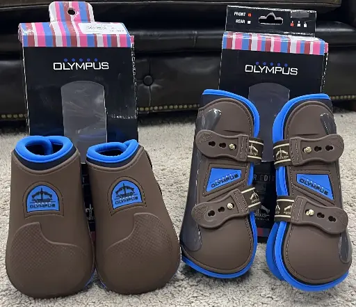ENSEMBLE VEREDUS OLYMPUS FRONT + OLYMPUS REAR BROWN/LIGHT BLUE TAILLE S
