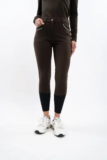 Pantalon équitation Jaltika Winter 25 Cacao Harcour