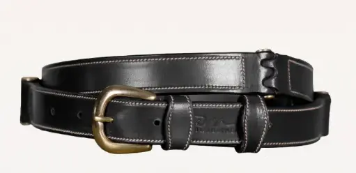Ceinture Cuir Plat Noir - Dy'on